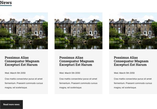 LocalGov Drupal Card List Pattern from the "Build a LocalGov Drupal Website" Course