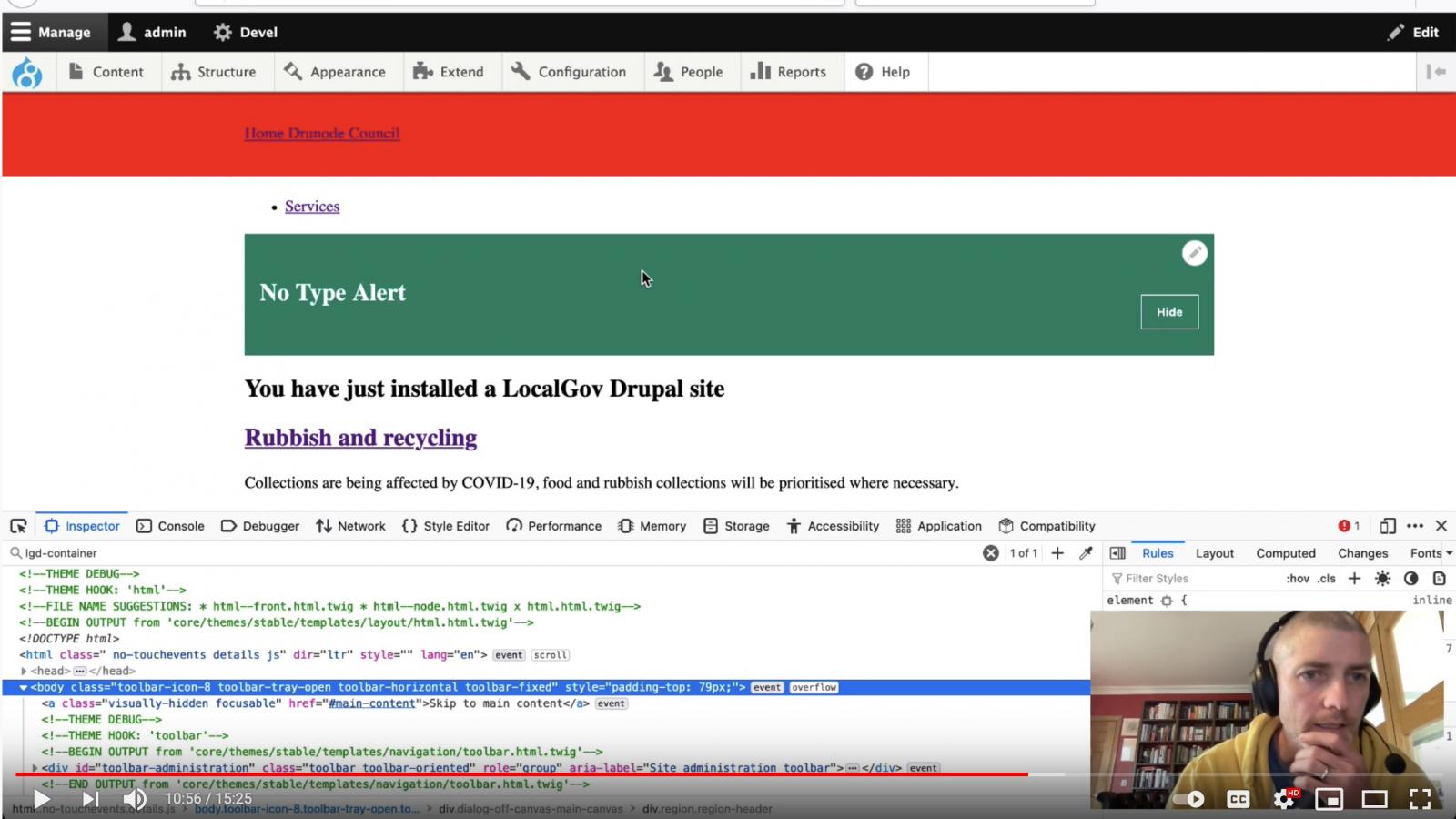 Add sensibile defaults to a Drupal theme - localgov_drupal