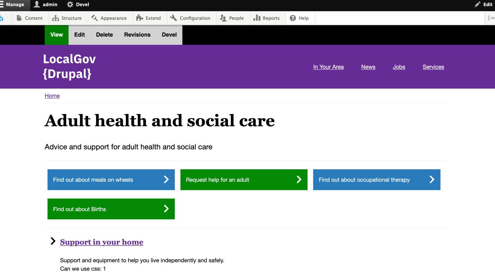 Drupal - Create Theme Settings Page