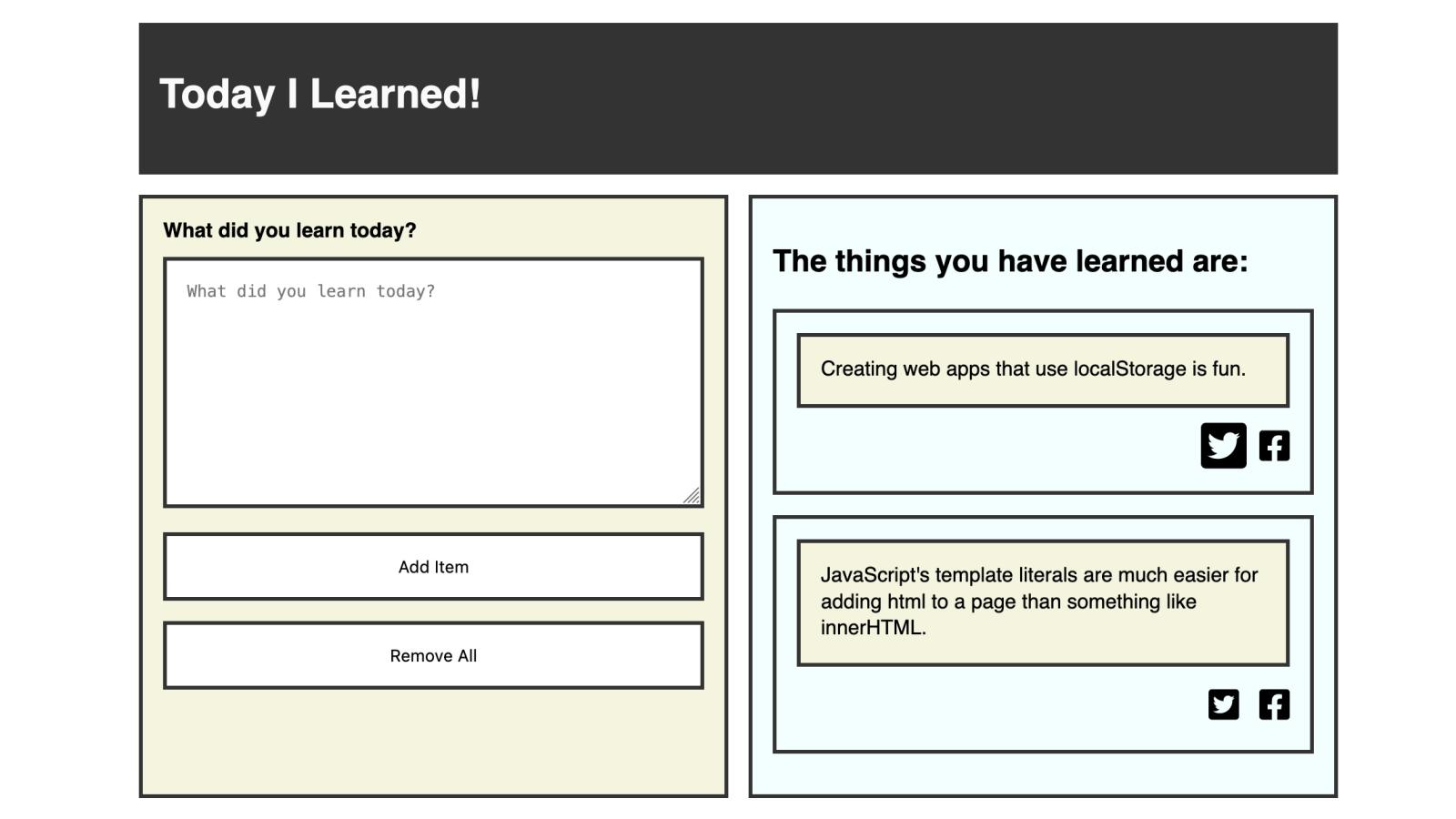 TIL (Today I Learned) Screenshot