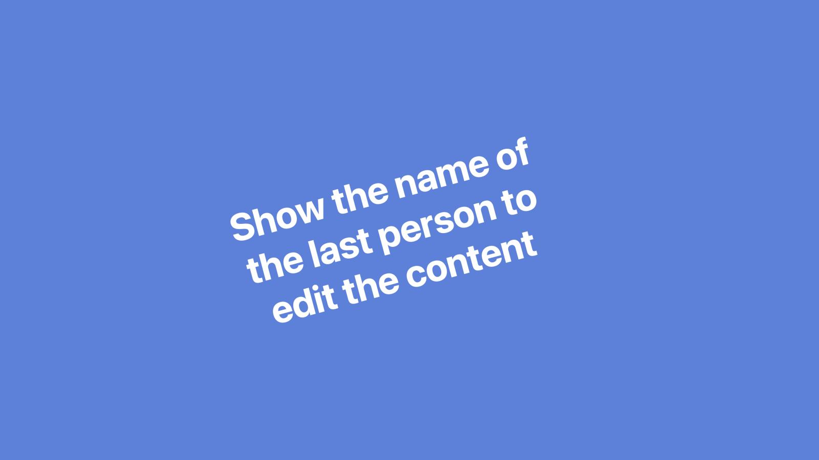 Show "last edited by" on the Drupal admin/content view