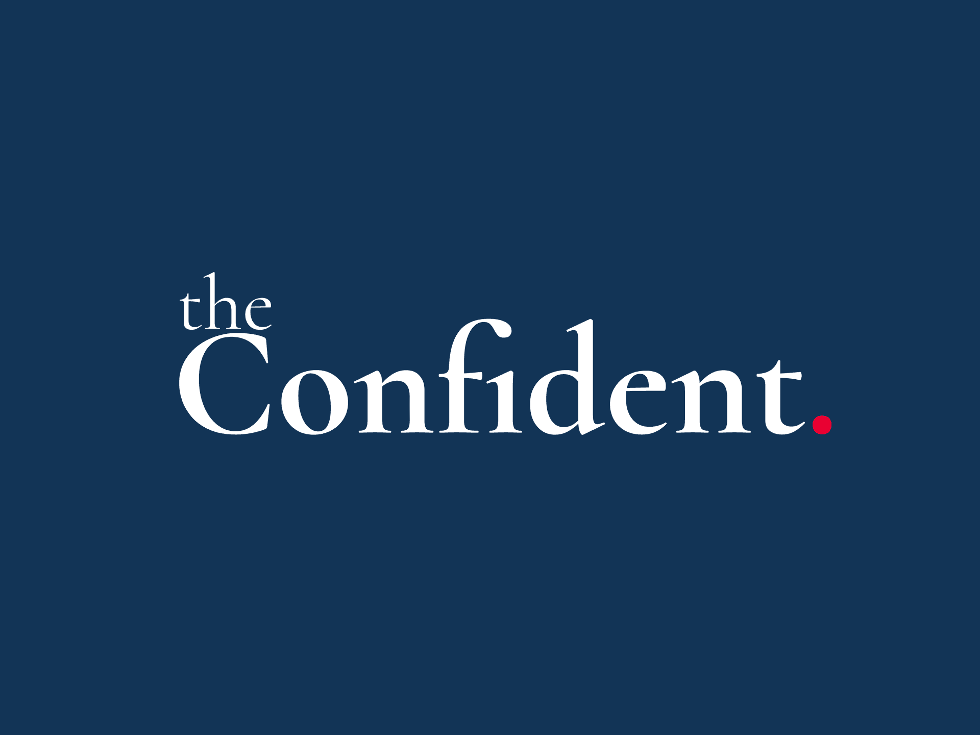 The Confident Logo, Drupal Agency led by Mark Conroy