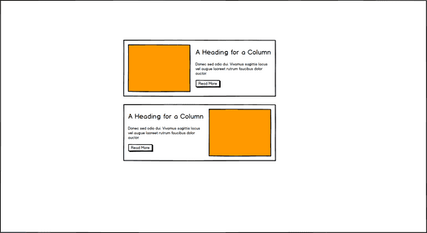 Column and Column Reversed Wireframe